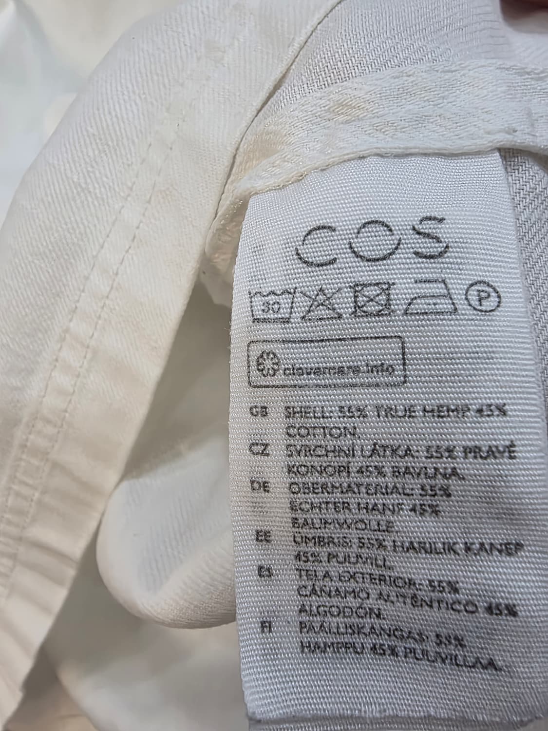 코스 COS 오버핏 반팔 티셔츠 상품이미지6