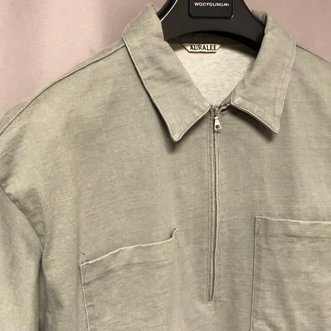 오라리 하프집업 셔츠 상품이미지4