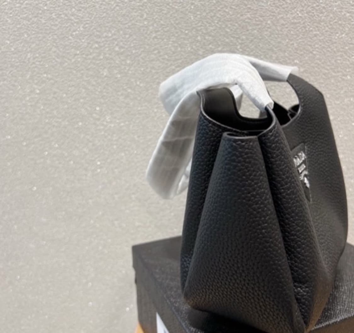 프라다 뷰티 레더 미니 토드백 블랙 풀박스  상품이미지8