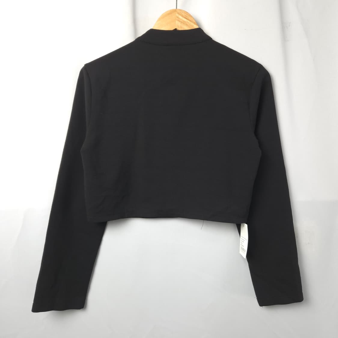 새상품) 여 XS -S / 블랙 크롭 라이더 면 자켓,8000 상품이미지4