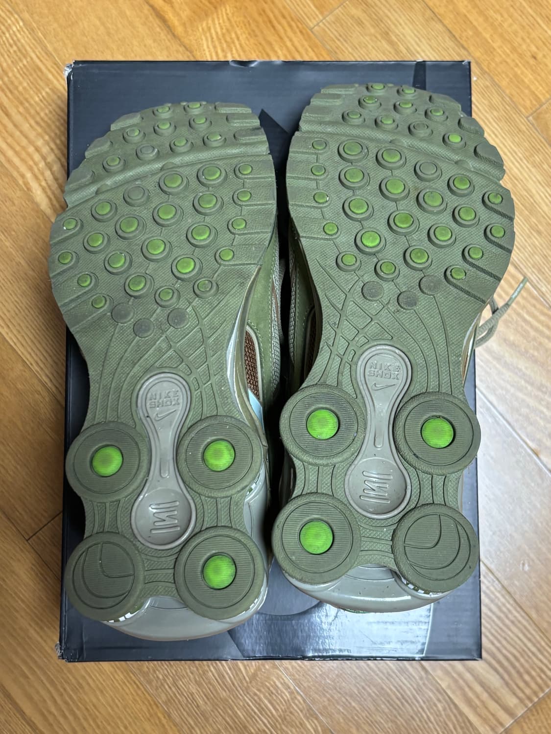 (270)나이키 슈프림 샥스 라이드 2 SP 뉴트럴 올리브 상품이미지4