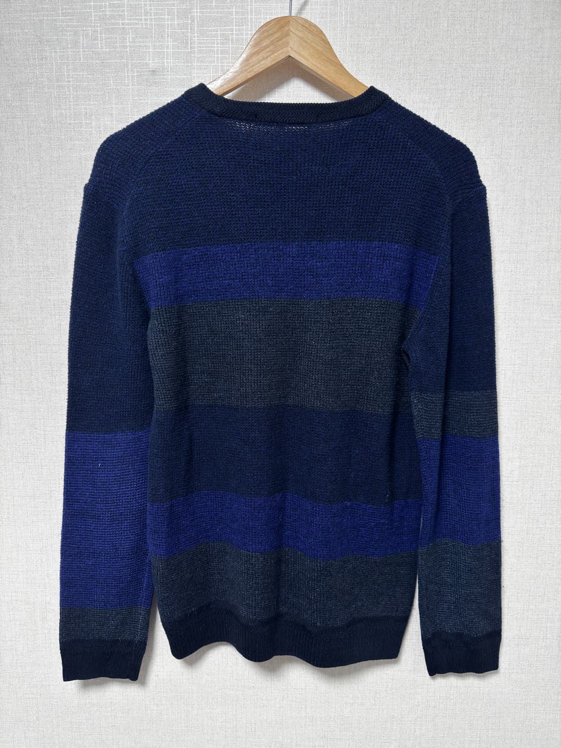 지오송 남성 스트라이프 니트 100 상품이미지2