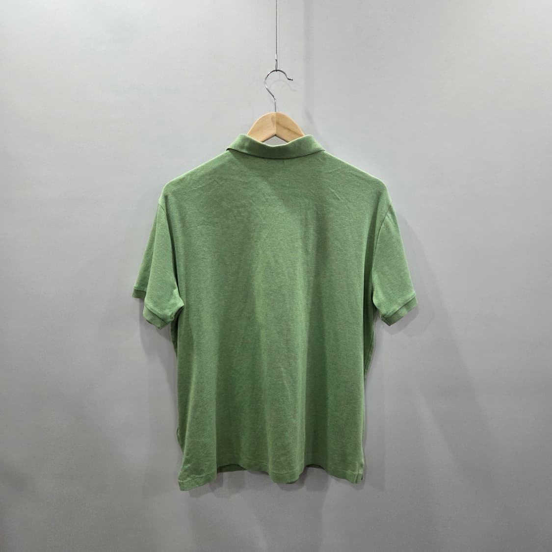 폴로랄프로렌 코튼 카라 반팔티 멜란지 그린 L 상품이미지5
