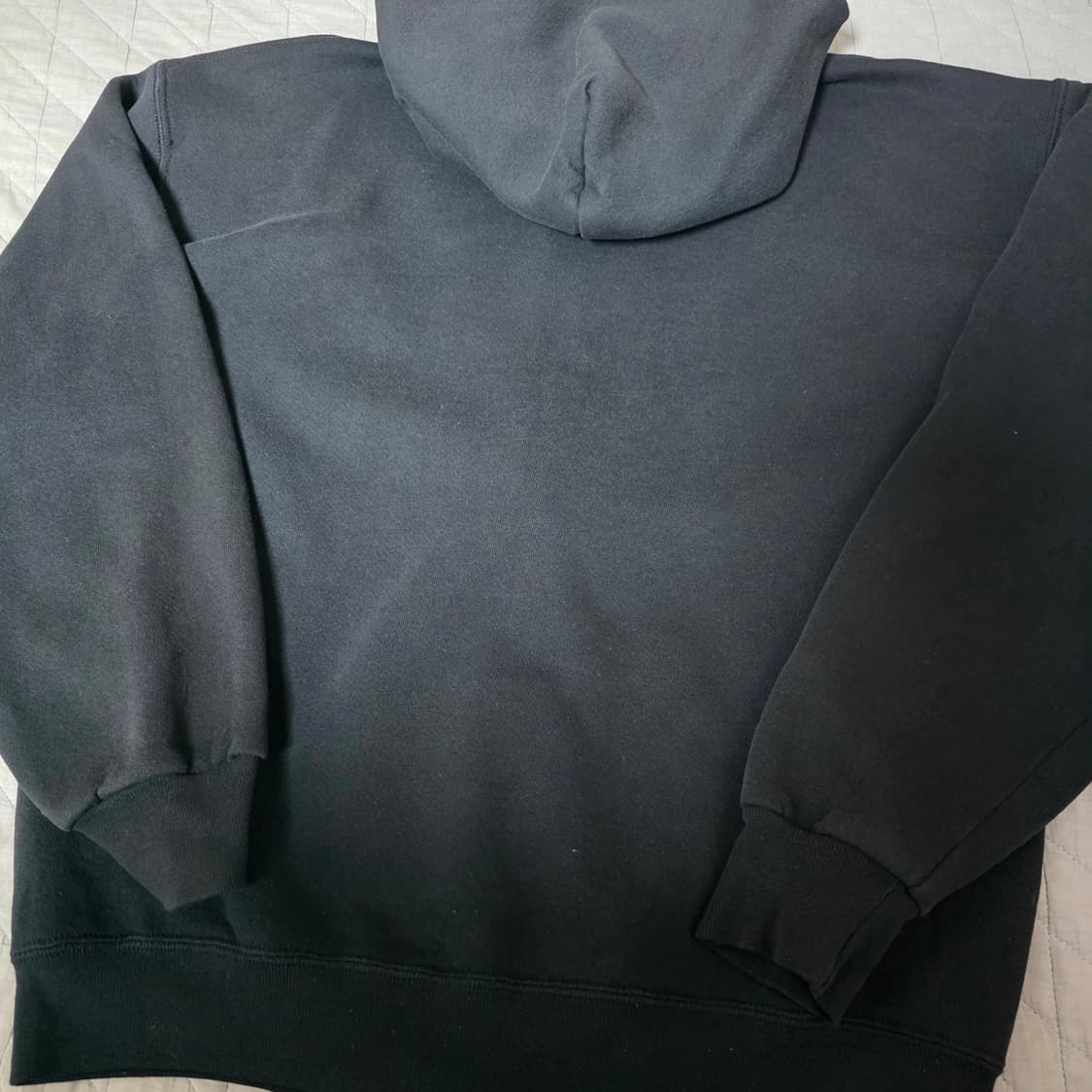 [L] 90s 빈티지 러셀 애슬레틱 후드집업 블랙 ver. 나이스 컨디션 상품이미지4