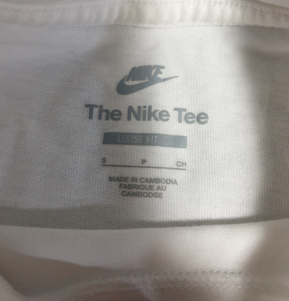 나이키 우먼 NSW 클래식 반팔티 화이트 (S) 상품이미지4