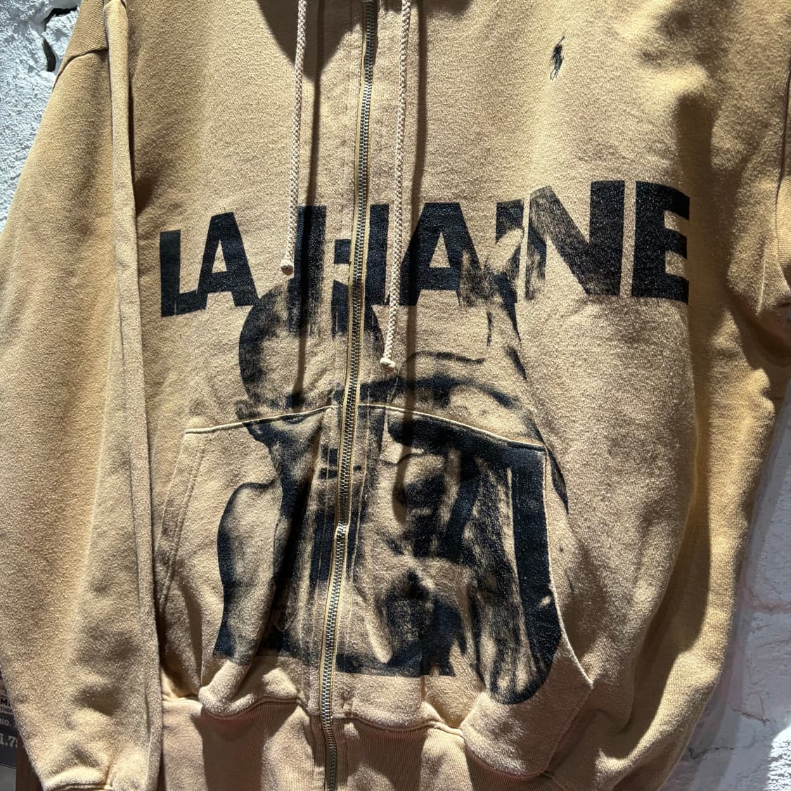 폴로 브라운 후드집업 LA HAINE 커스텀 후드집업 상품이미지2