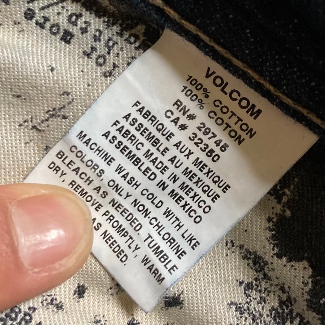 볼컴 데님팬츠 W30 상품이미지5