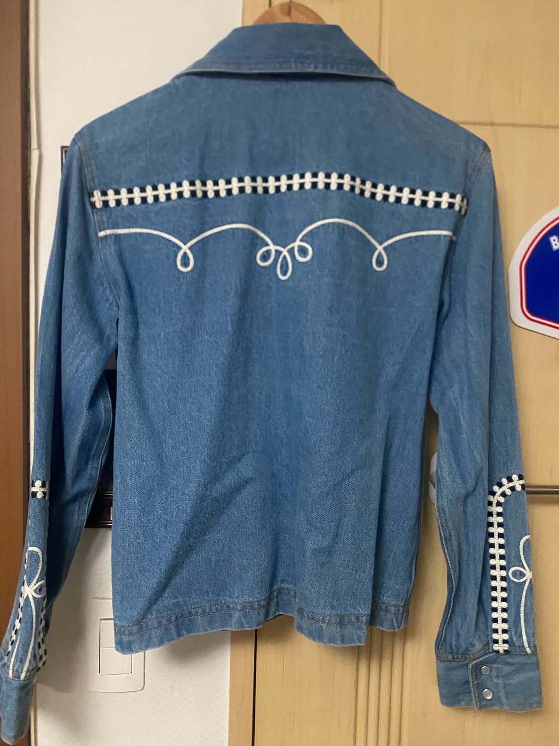 웨스턴 데님 블레로 자켓 판매합니다. 상품이미지3