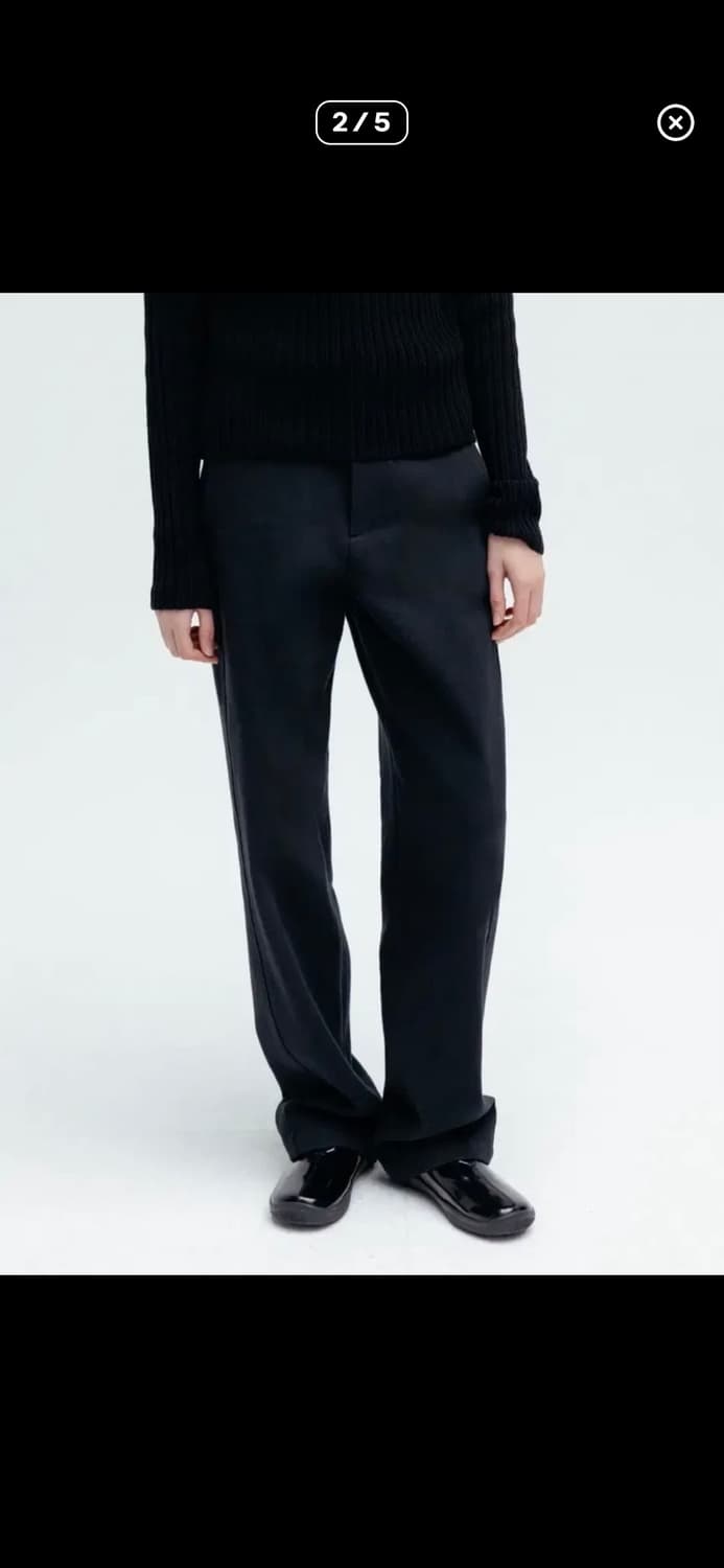 Lfm 와이드 레그 코튼 팬츠 상품이미지2