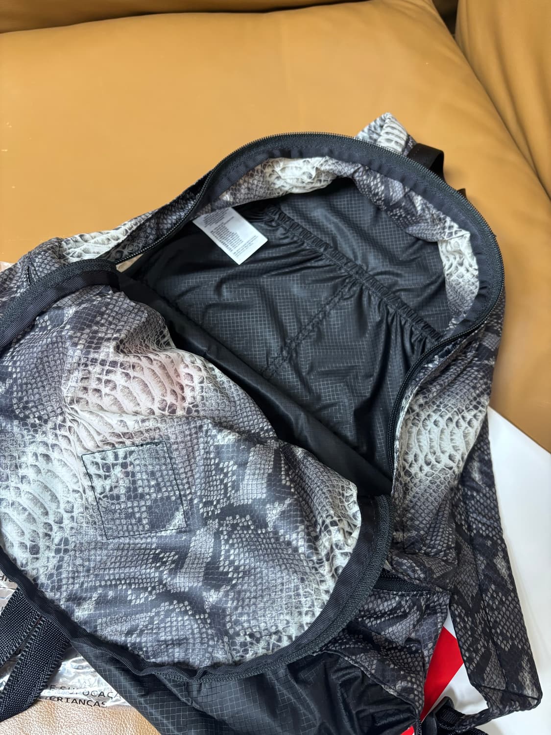 Supreme 슈프림x노스페이스 스네이크 백팩 가방 (Snake) 상품이미지5