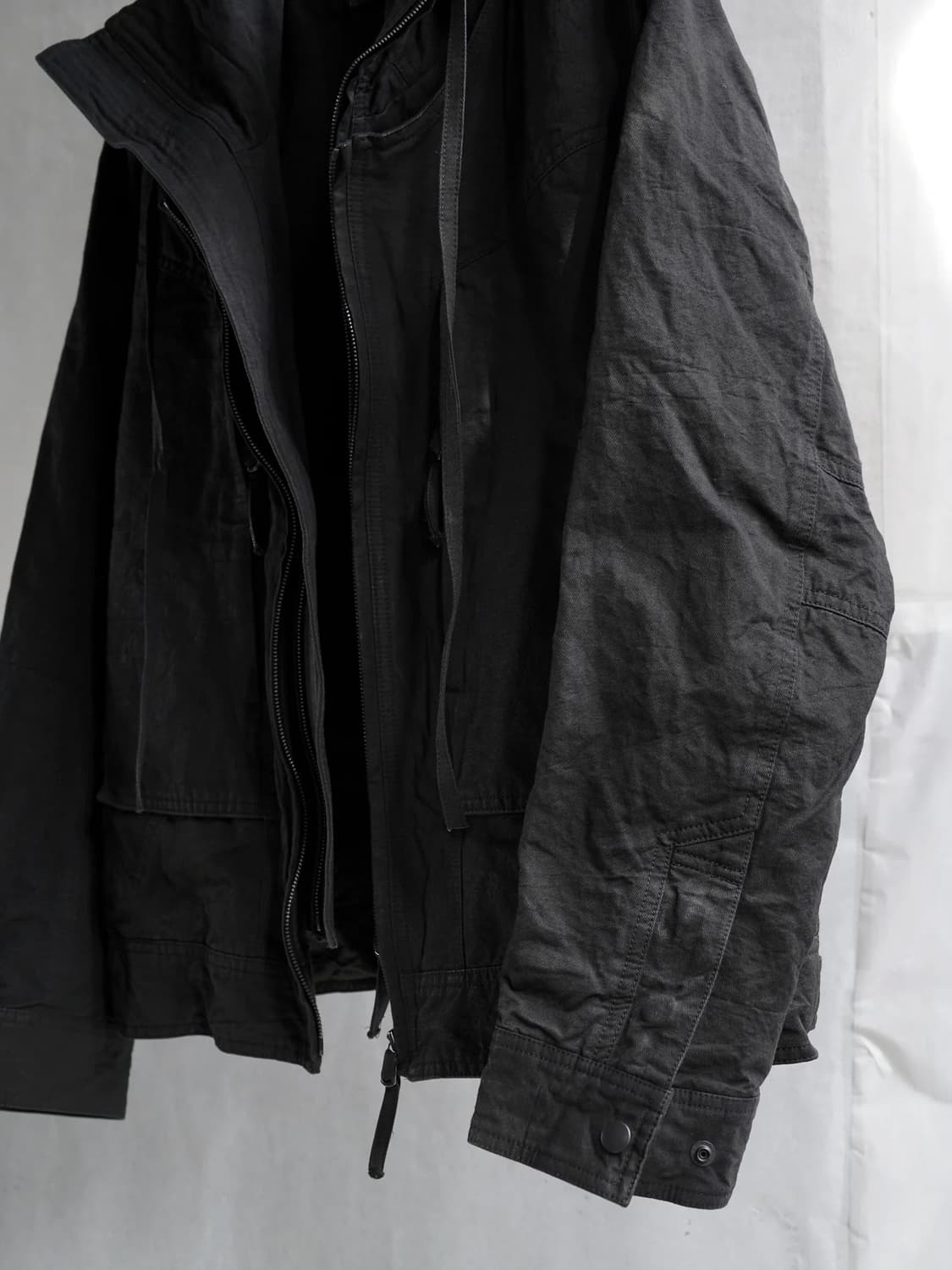 블랙멀 더블 프론트 후드 파카 잉크 L 라지 상품이미지8