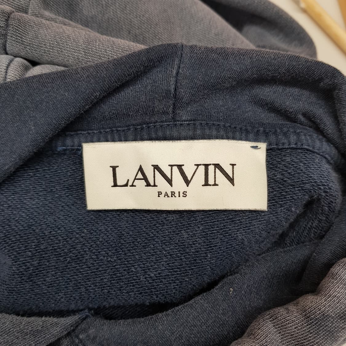 한섬 랑방 로고 페인팅 그래픽 후드 스웨트셔츠 100사이즈 상품이미지6