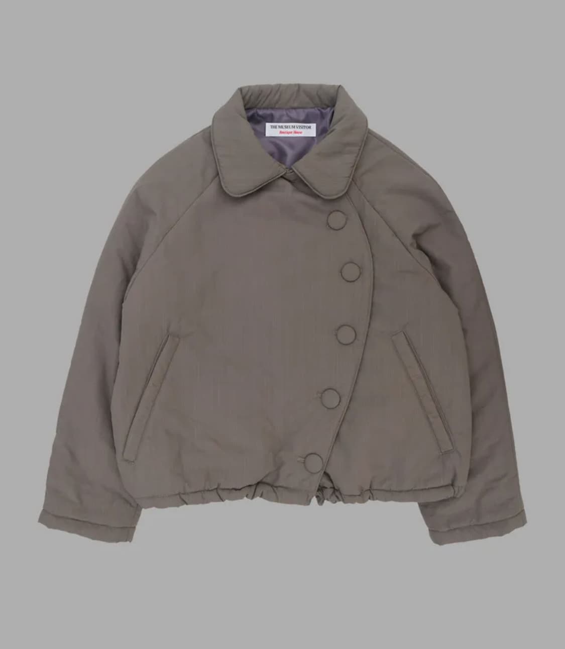 더뮤지엄비지터 ROUND UNBALANCED PUFF JACKET 상품이미지1