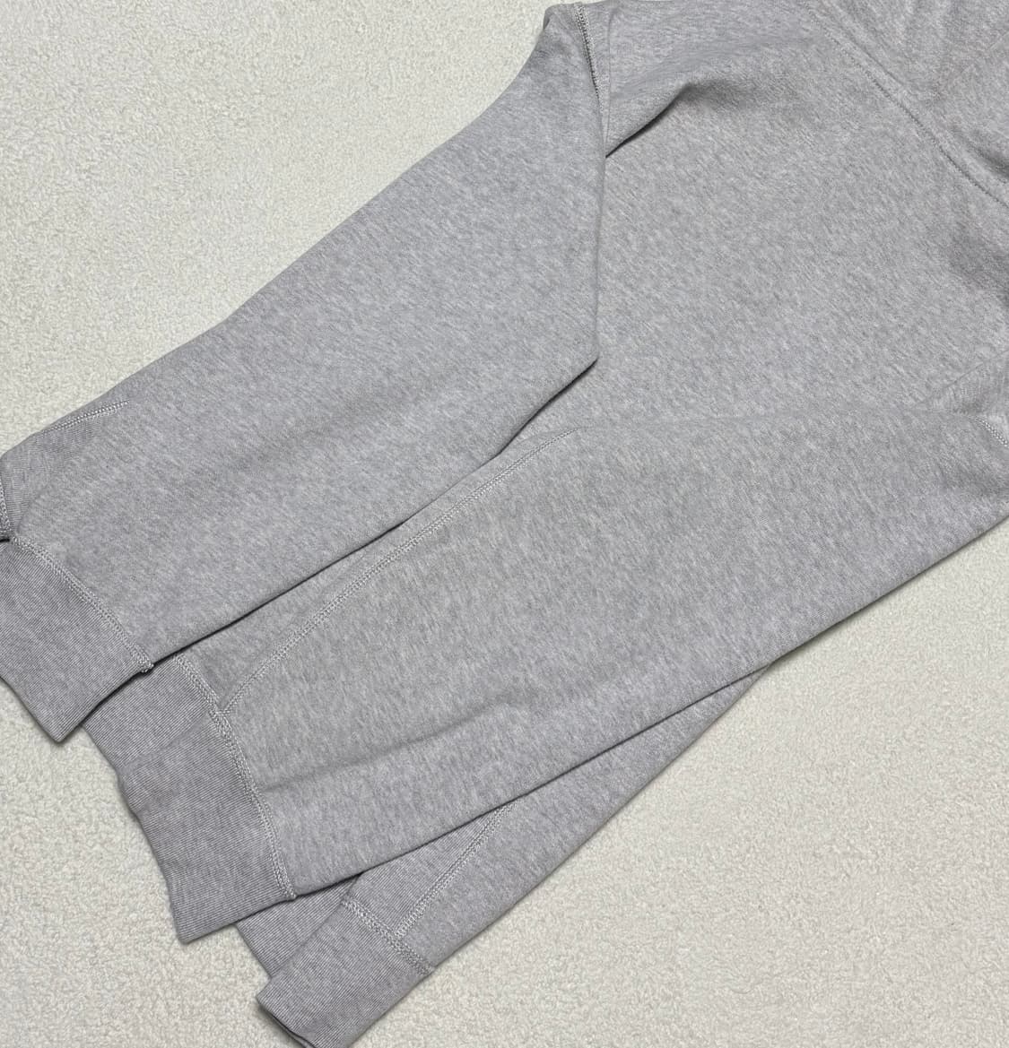 폴로 그레이 기모 후드집업 상품이미지7