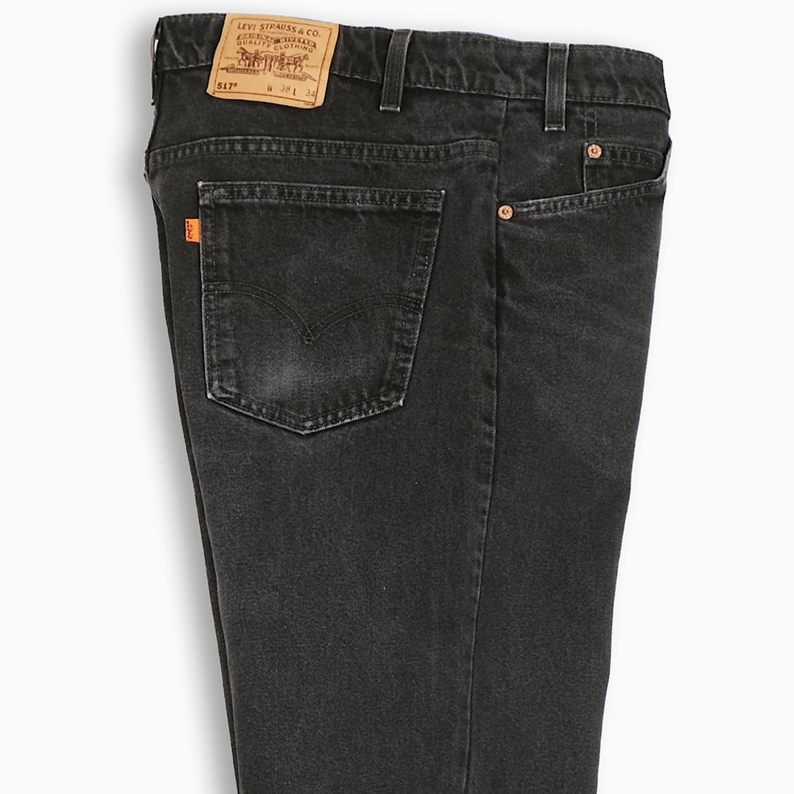 리바이스 517 오렌지탭 흑청 90s USA 36인치 OR51738166 상품이미지5