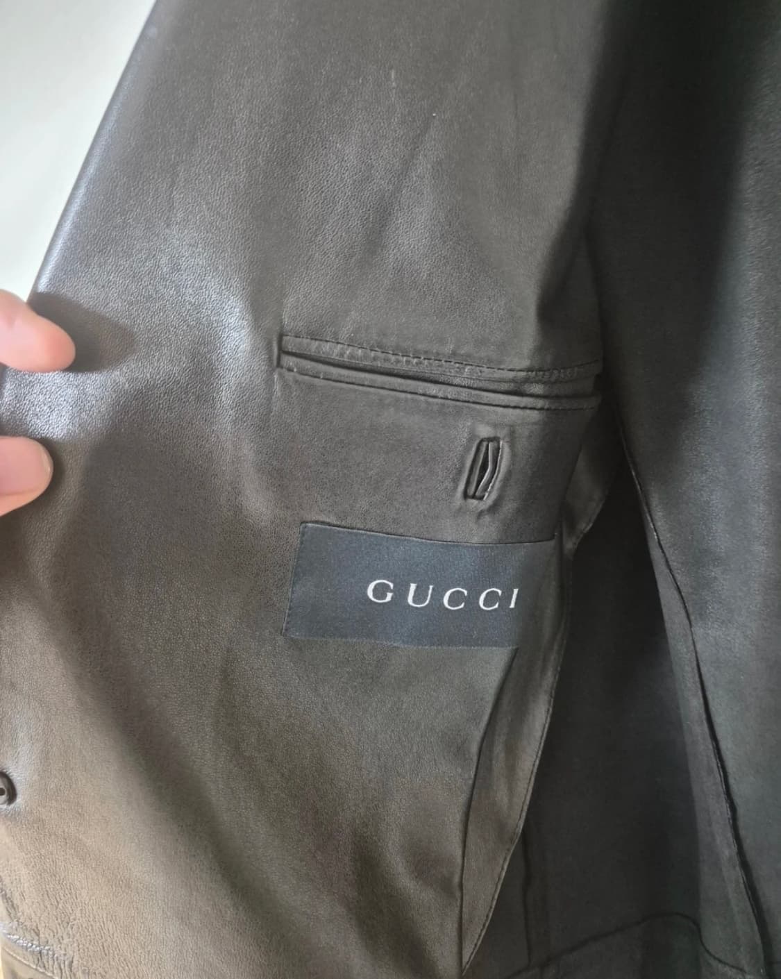 구찌 레더 블레이저 자켓 52 사이즈 상품이미지2