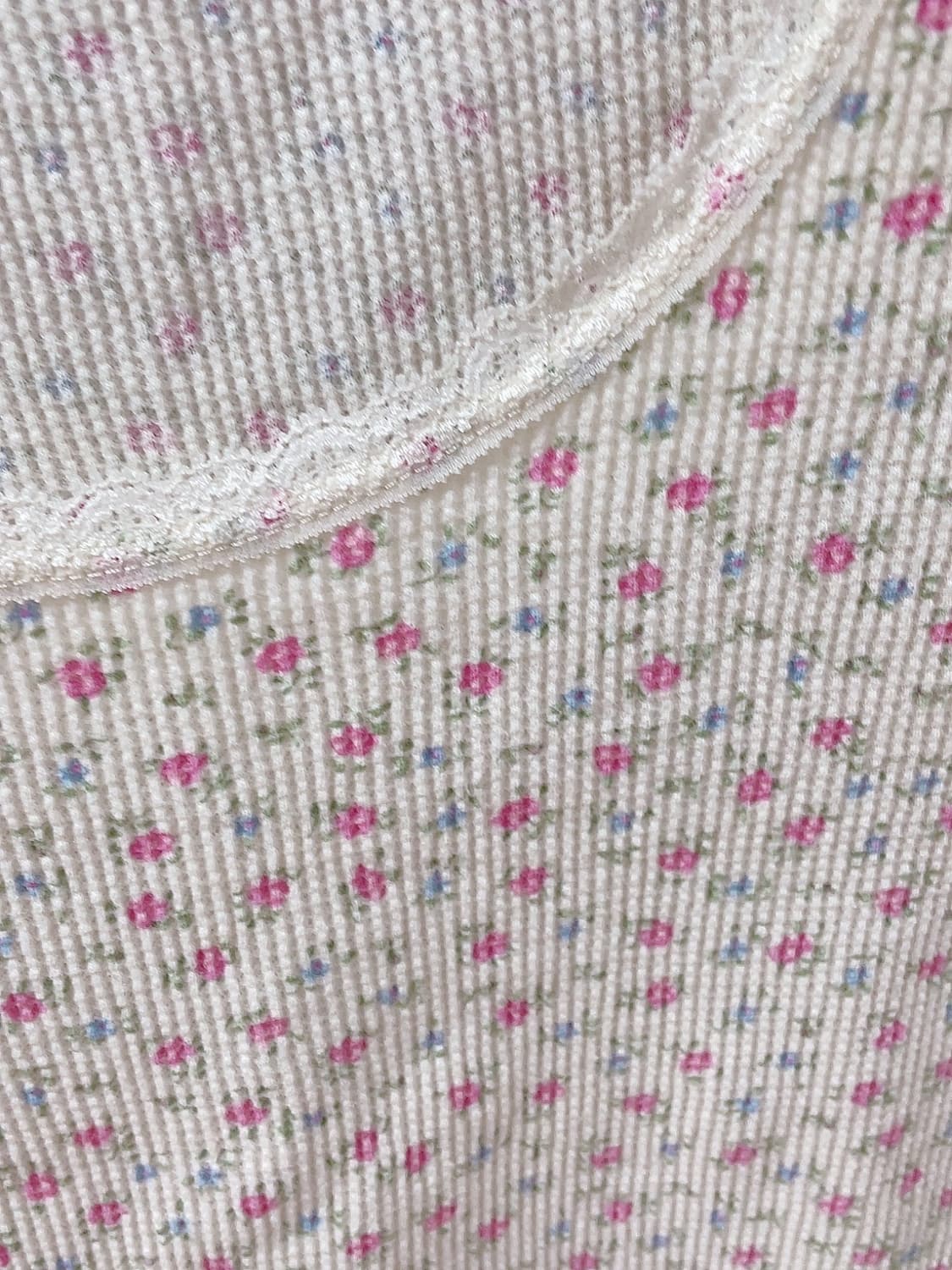 브랜디멜빌 와플 플로럴 레이스 반팔 티셔츠 상품이미지2