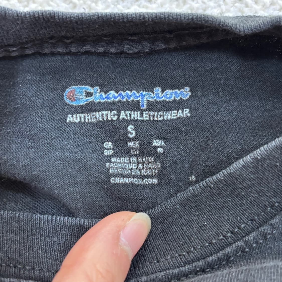 S 챔피온 여성 무지 반팔 티셔츠 0325E 상품이미지3