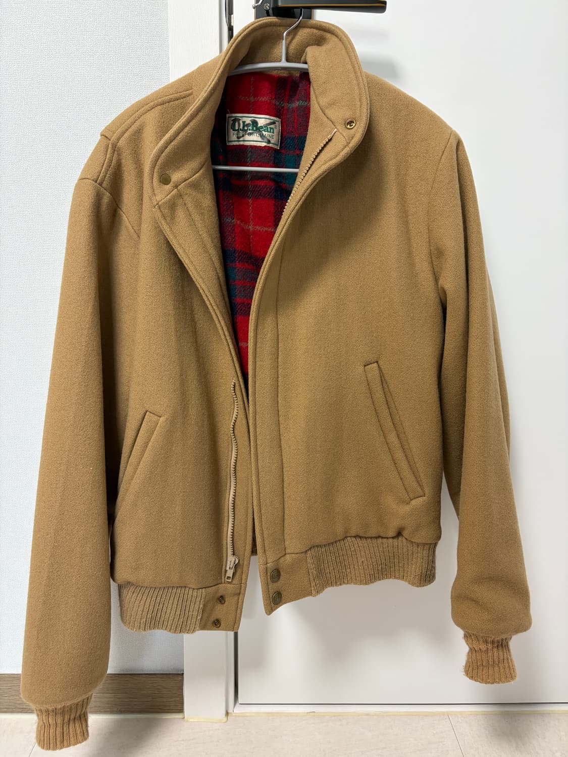 [M]빈티지 엘엘빈 멜튼 울 봄버 상품이미지1