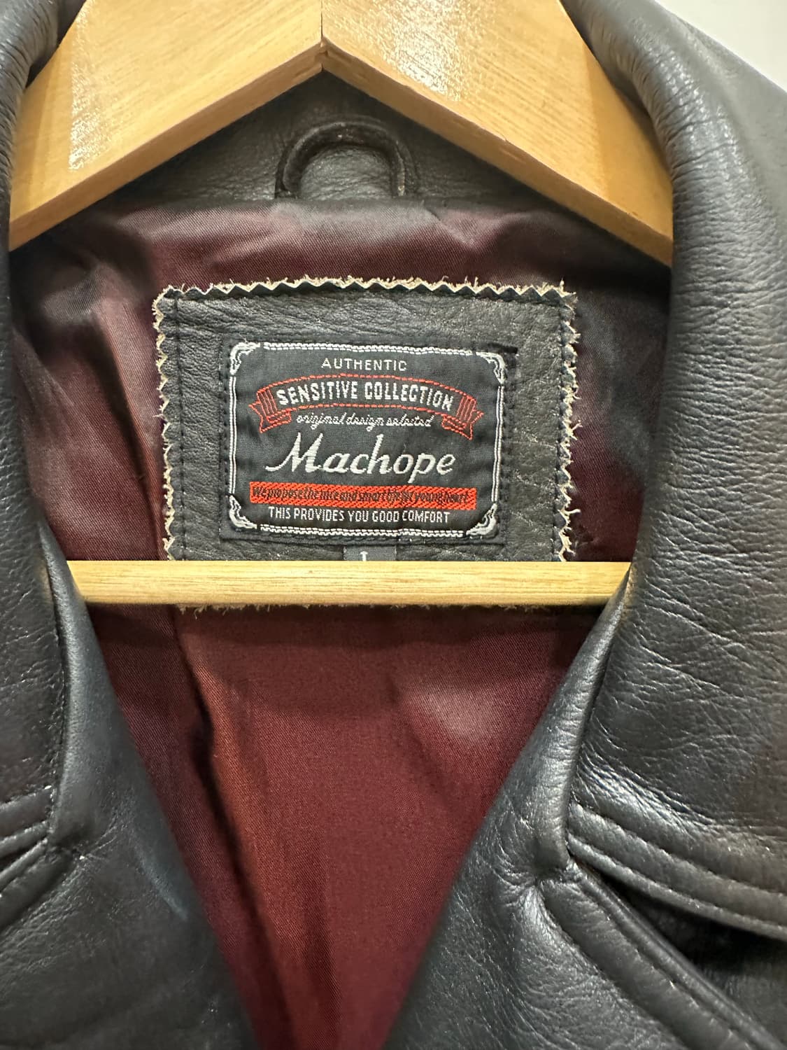 JPN MACHOPE 카우하이드 더블 라이더 자켓 L 상품이미지3