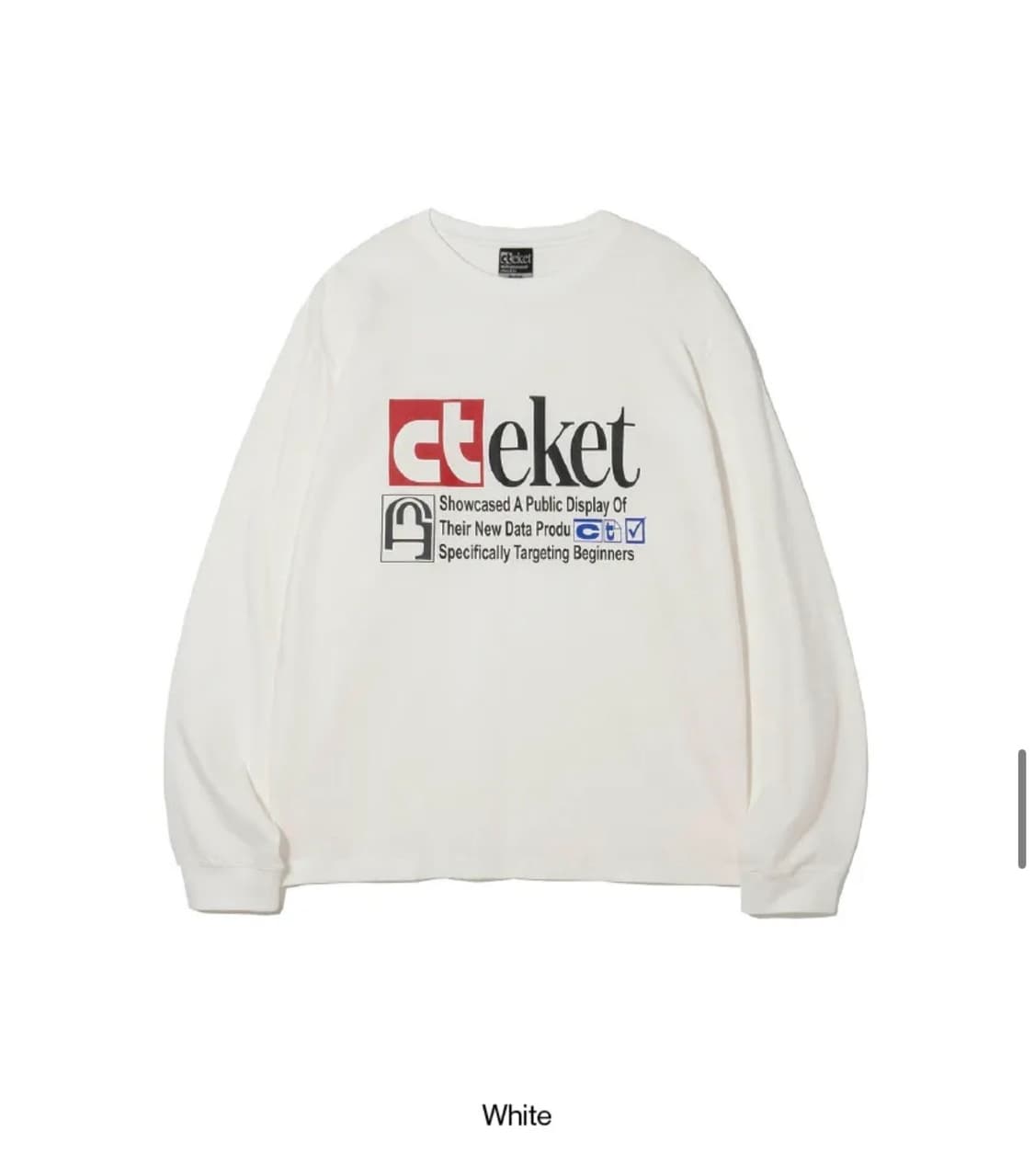 Teket 긴팔티셔츠 라지 새상품 상품이미지5