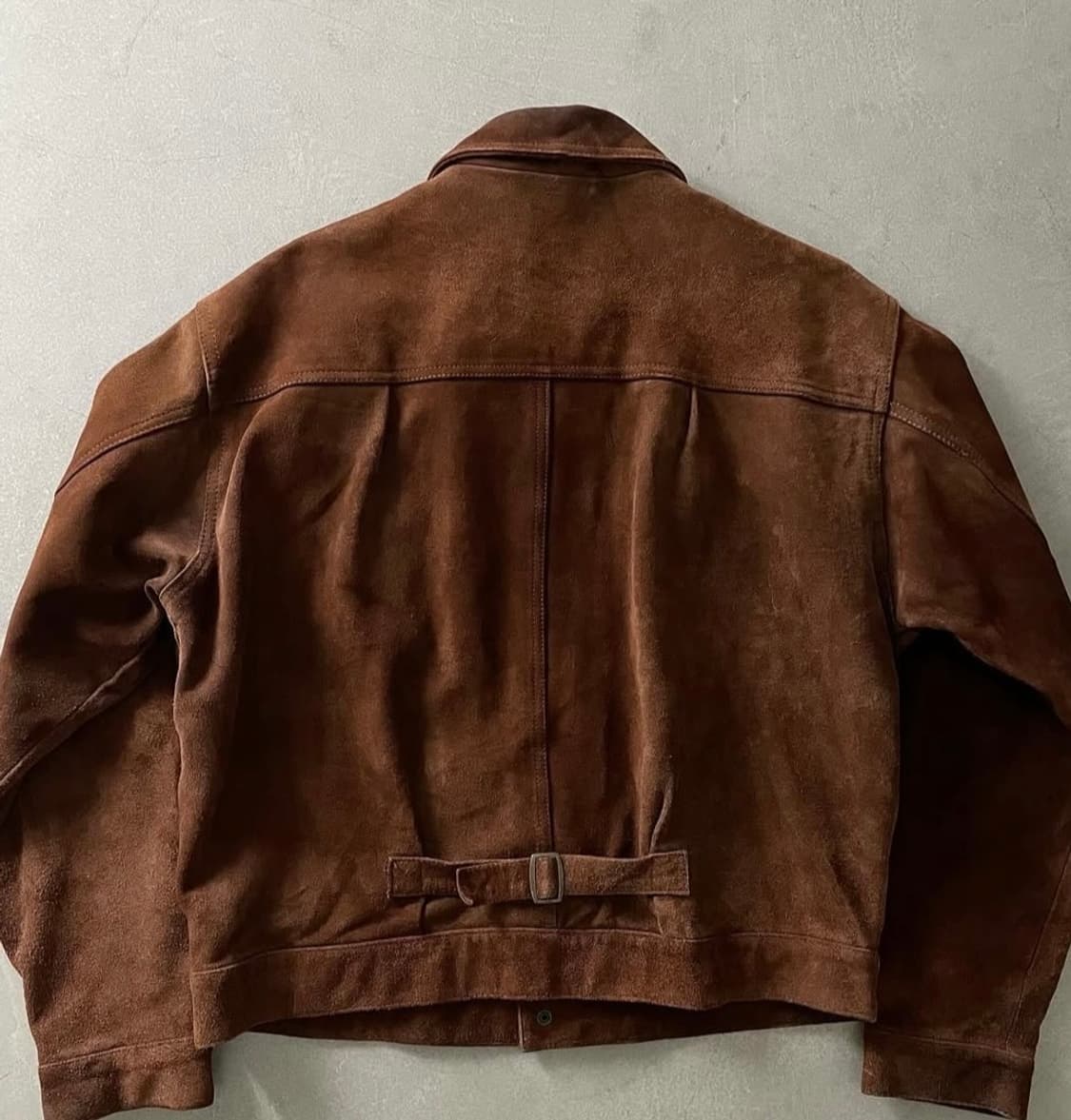 Vintage alphenrose swizerland 스웨이드 레더 상품이미지3