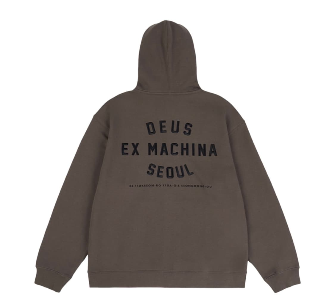 데우스 서울 후드 집업 (올리브/m) 상품이미지2