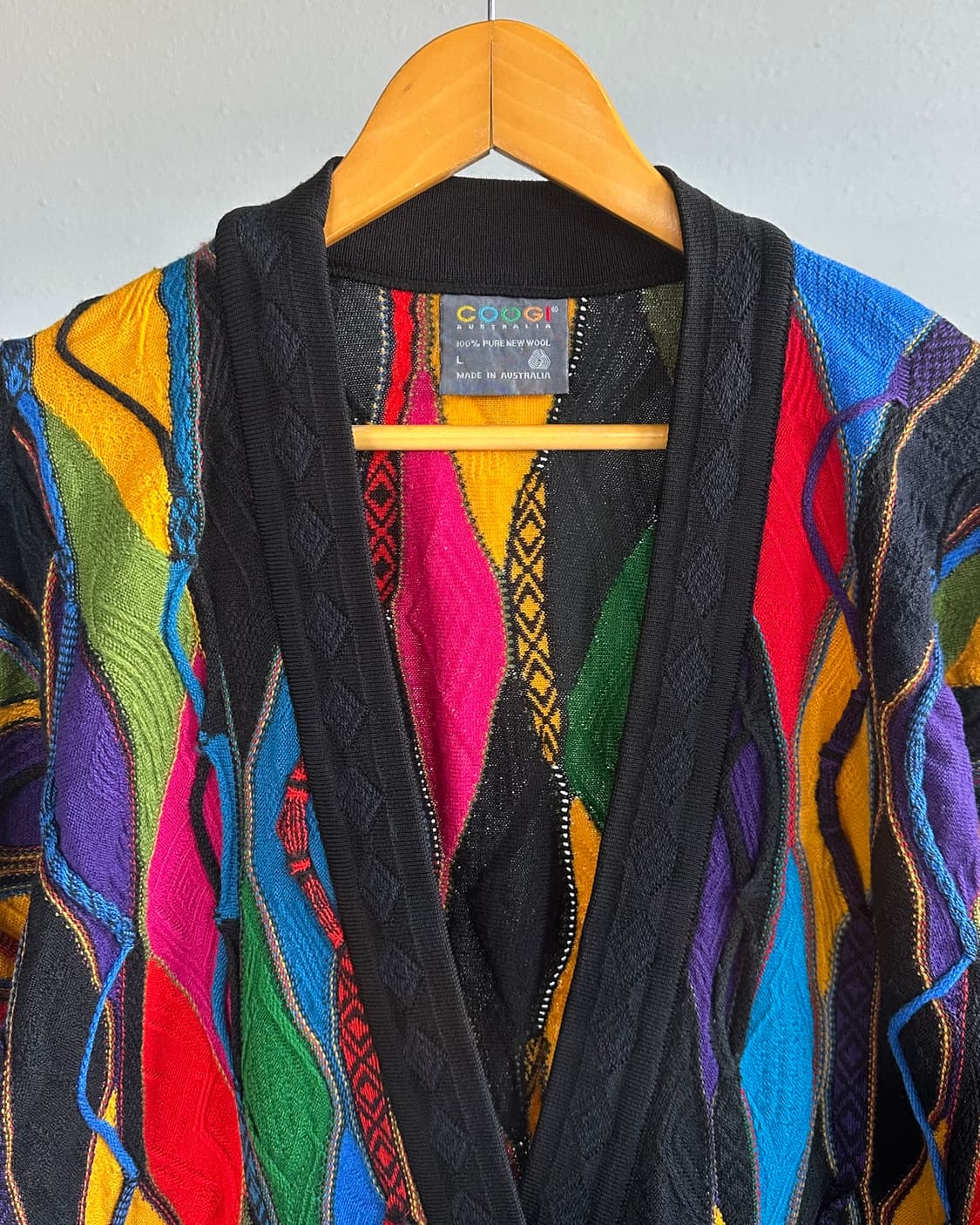 [L]쿠지 COOGI 케이블 니트 가디건 상품이미지8