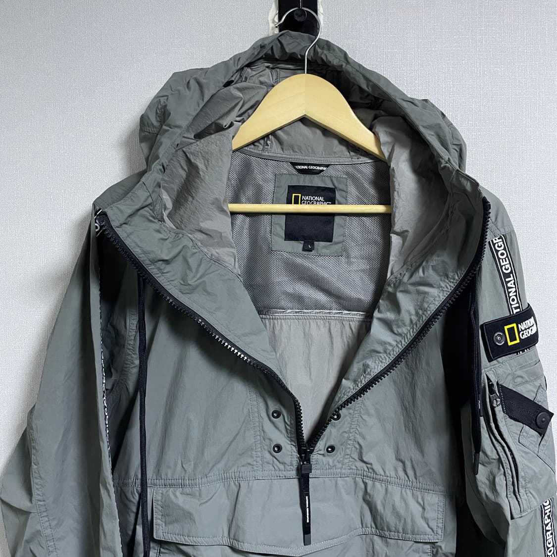 내셔널지오그래픽 남성 아노락 바람막이 점퍼 M (남성  상품이미지7