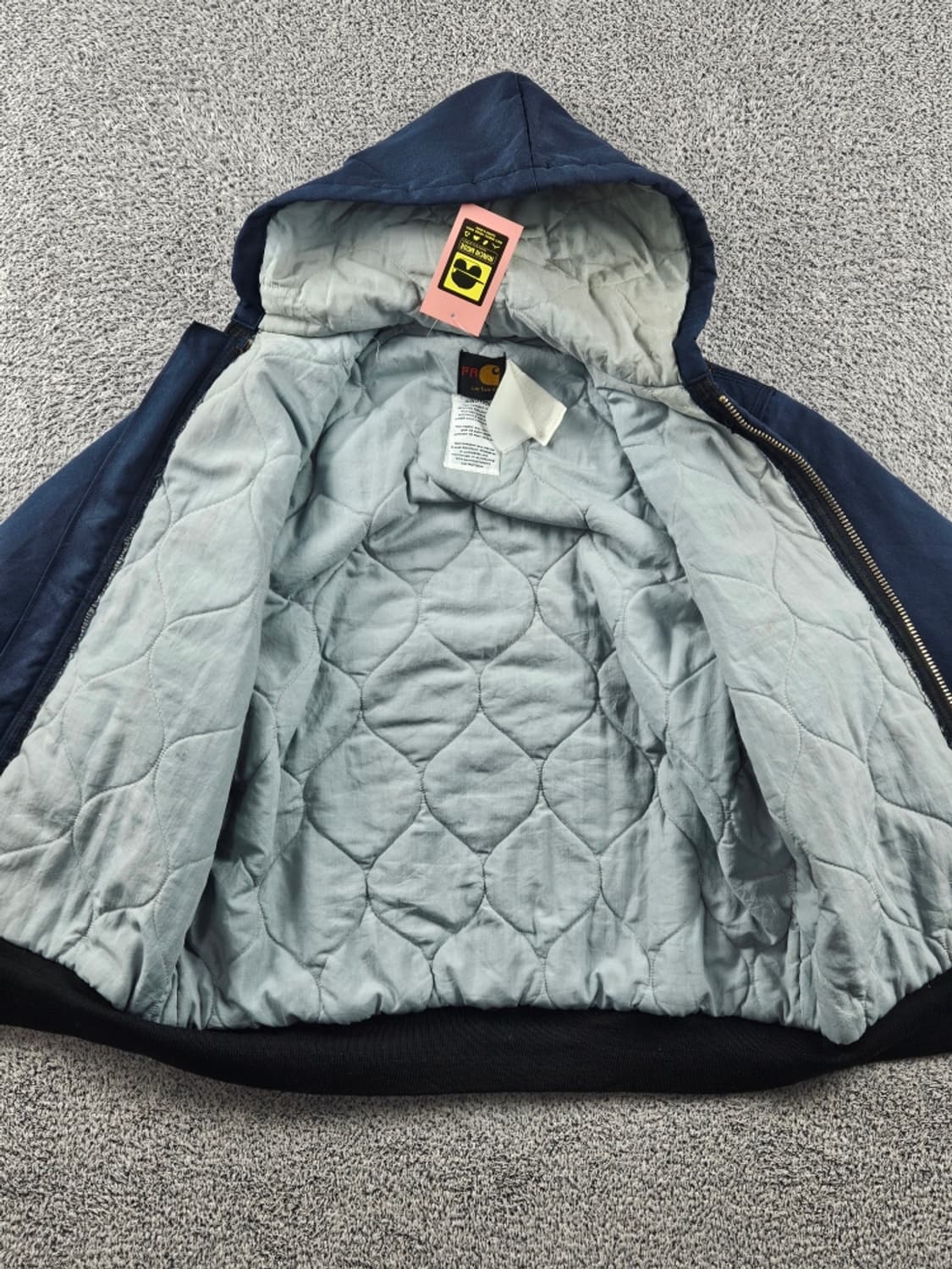 FR 칼하트 코튼캔버스 액티브 후드 워크 자켓 ( L추정 )/ 10928 상품이미지10