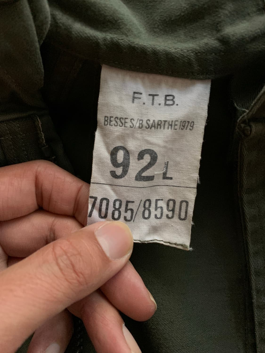 70s 프랑스군 M-64 필드 파카 상품이미지3