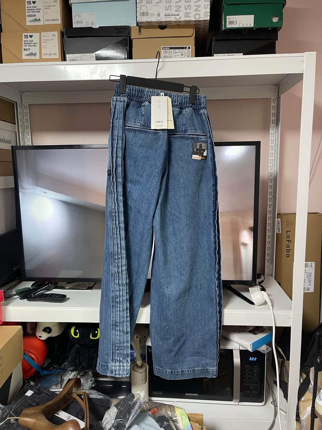 S) 지스타로우 x 파세타즘 데님팬츠 상품이미지3