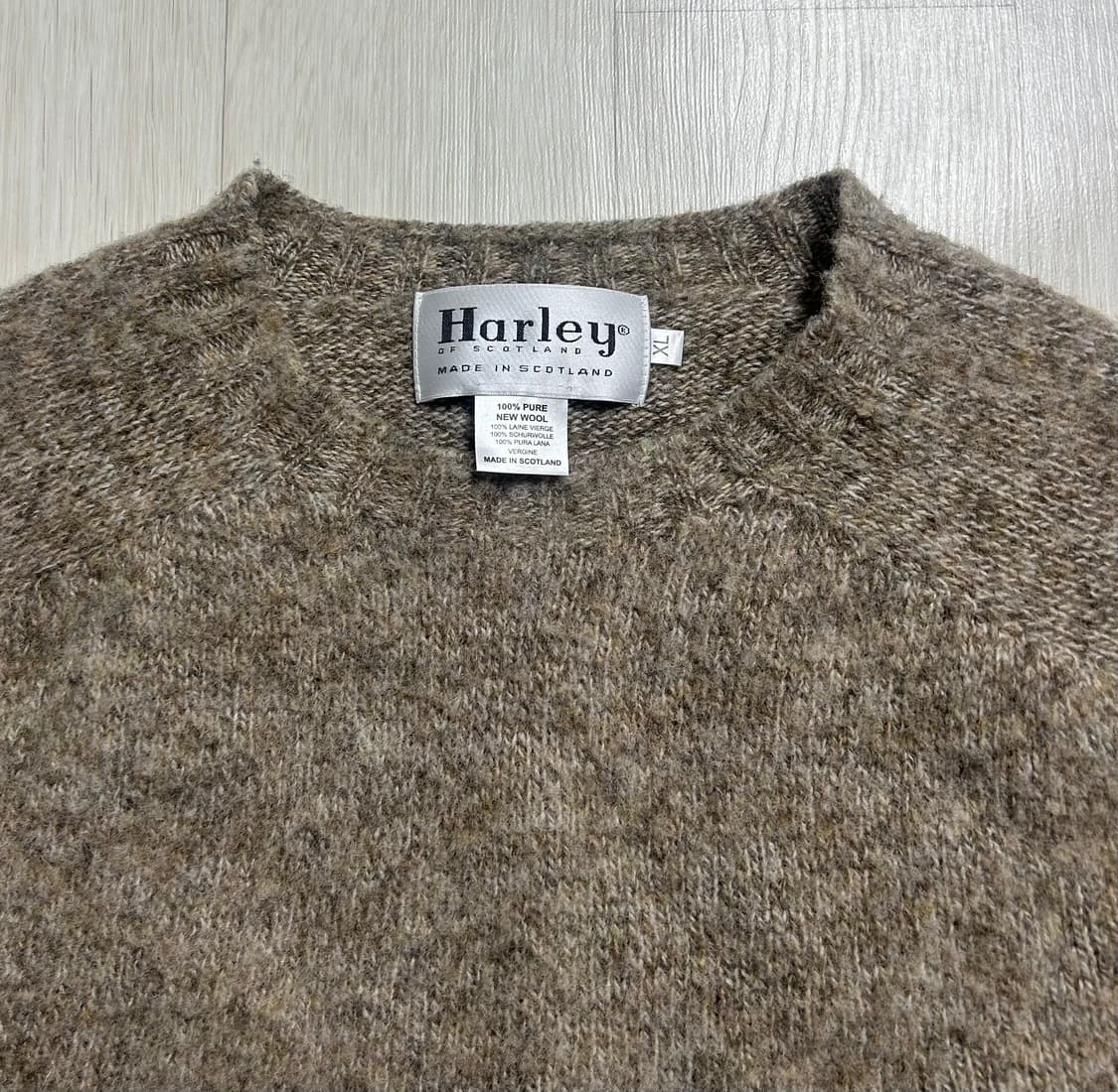 할리오브스코틀랜드 쉐기독 니트 XL 머쉬룸 상품이미지3