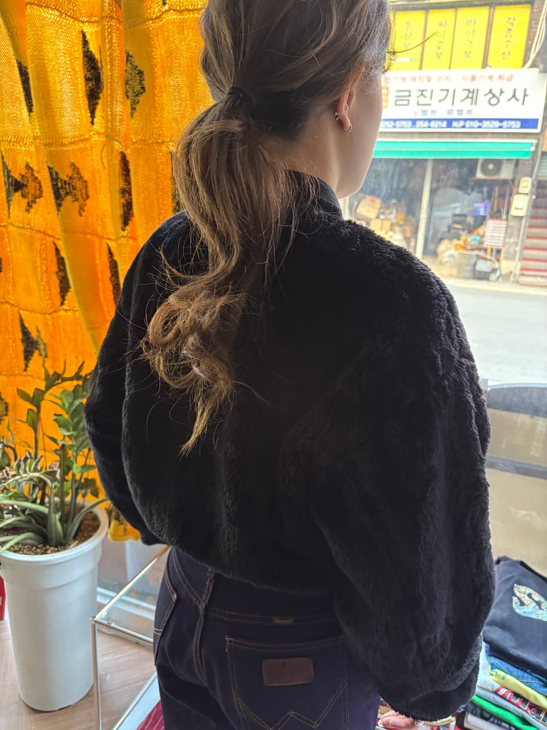 Early 90s Kenzo Jeans 퍼 봄버자켓 상품이미지6