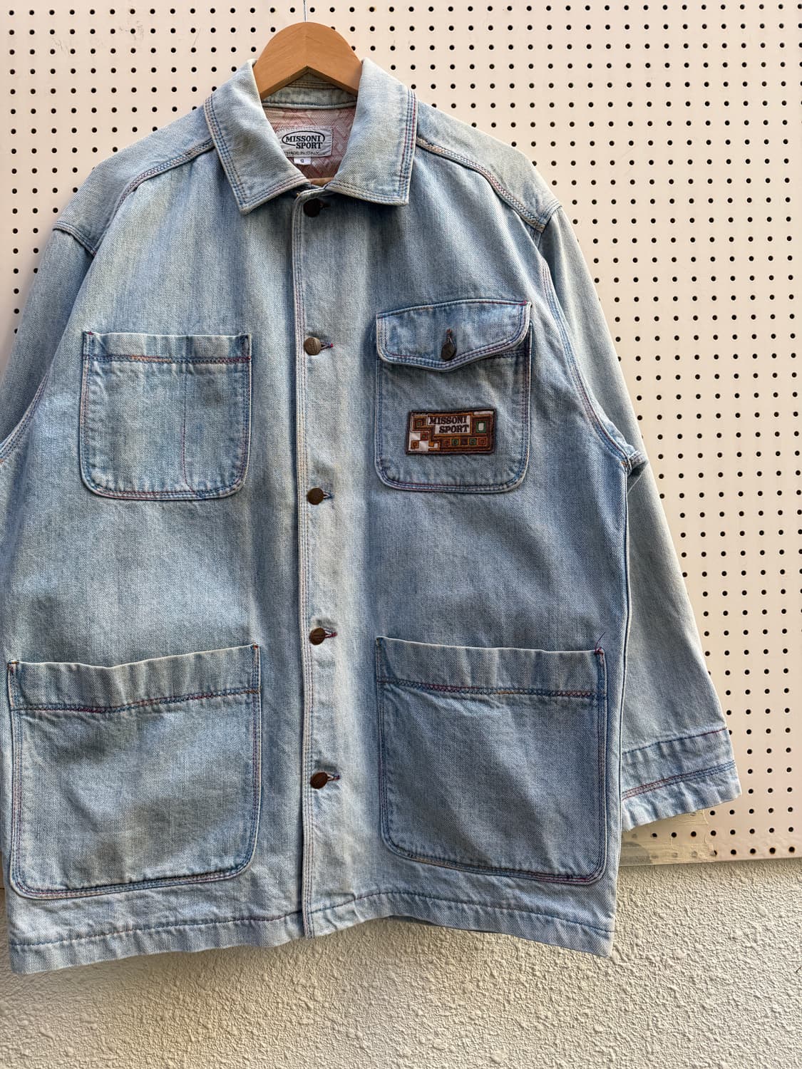 1990s MISSONI SPORT ITALY 미쏘니스포츠 데님자켓 상품이미지4