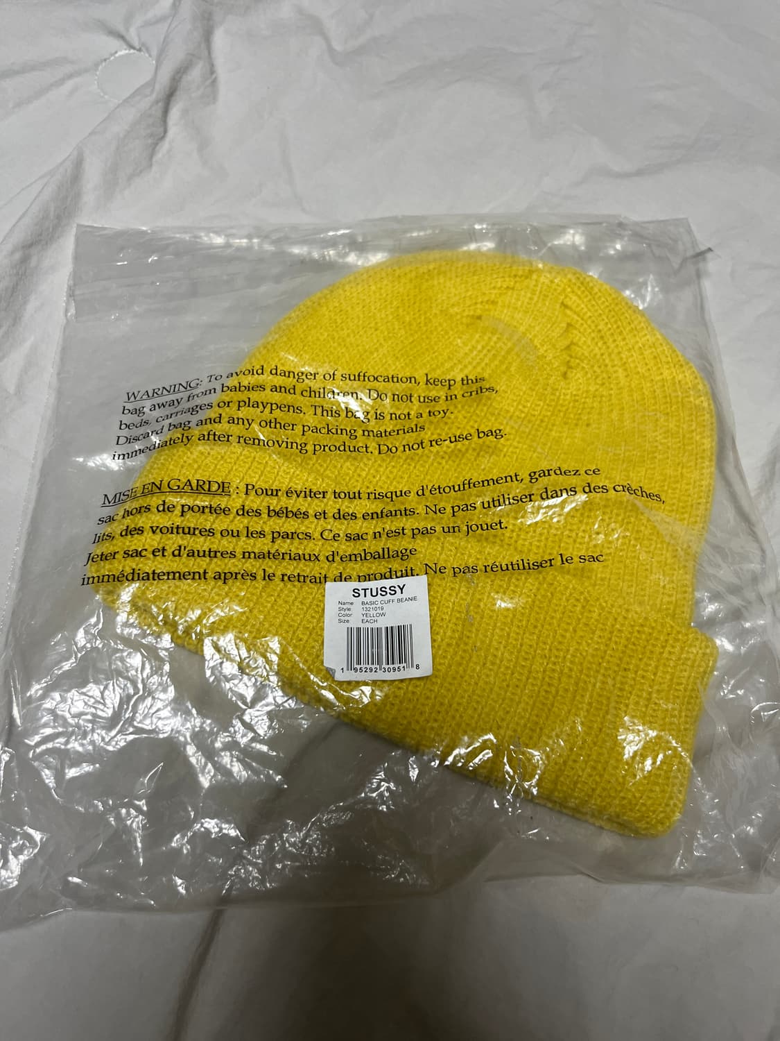 스투시 베이직 커프 비니 미개봉 새상품 상품이미지3