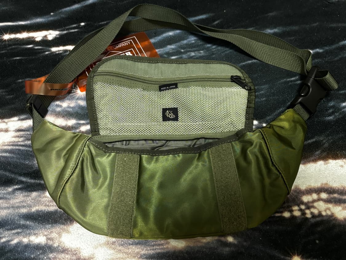 요시다포터 X 캡틴선샤인 트래블러 퍼니백 -올리브 [택/더스트백 포함] 상품이미지4