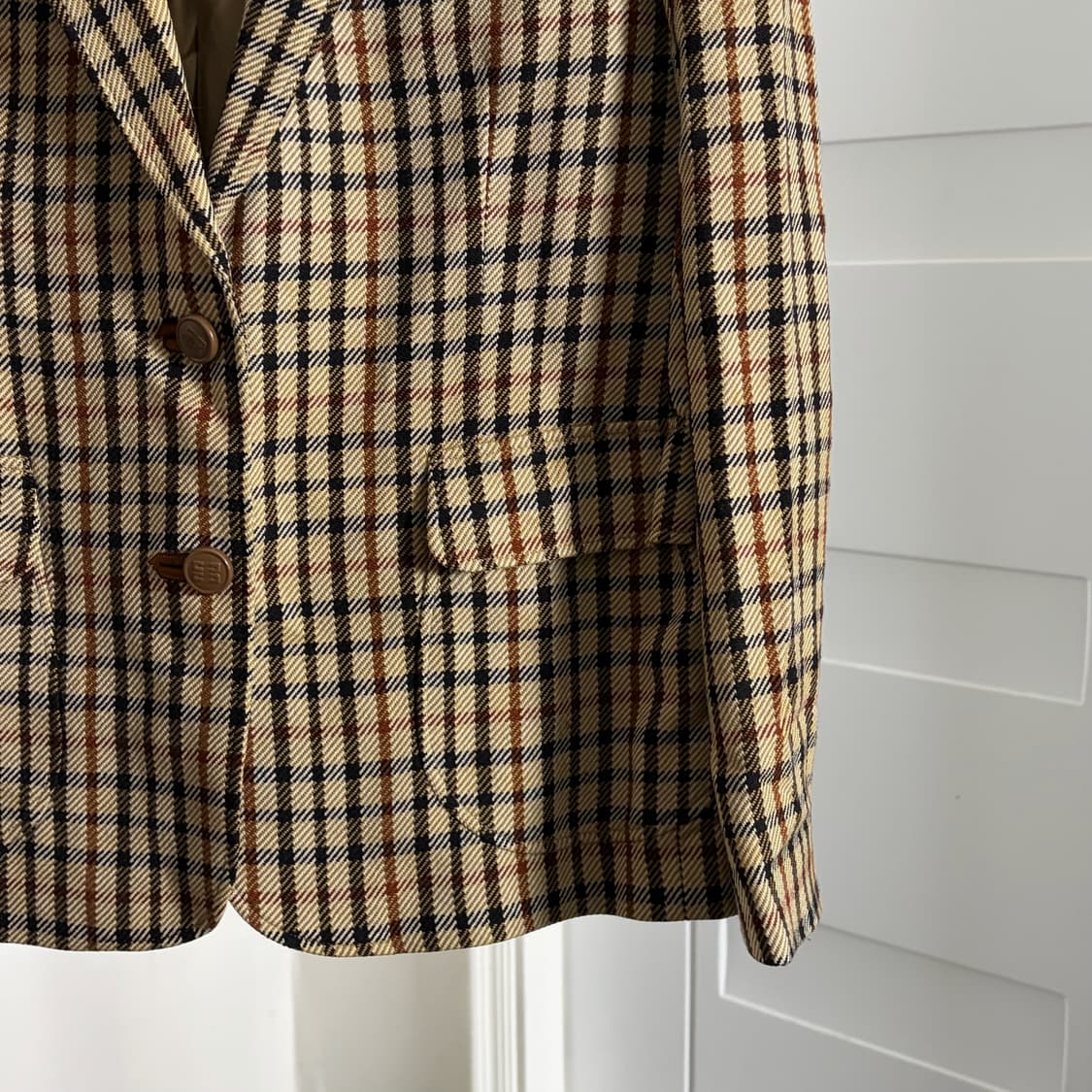 닥스 체크 블레이저 울100% 포엣코어 상품이미지5