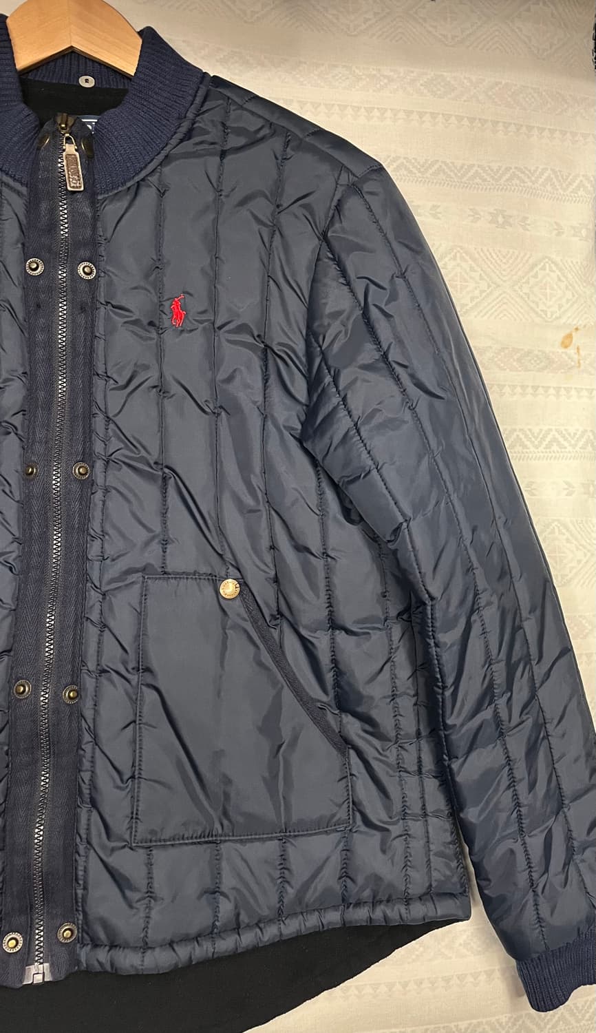 폴로 랄프로렌 네이비 퀼팅 자켓 상품이미지4