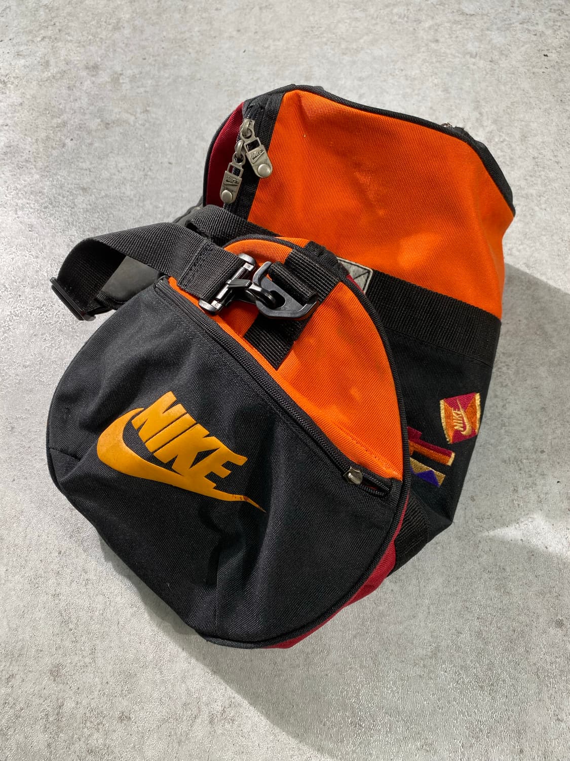 [45*35] 90s Nike 나이키 삼나 스포츠 올드스쿨 더플백 상품이미지5