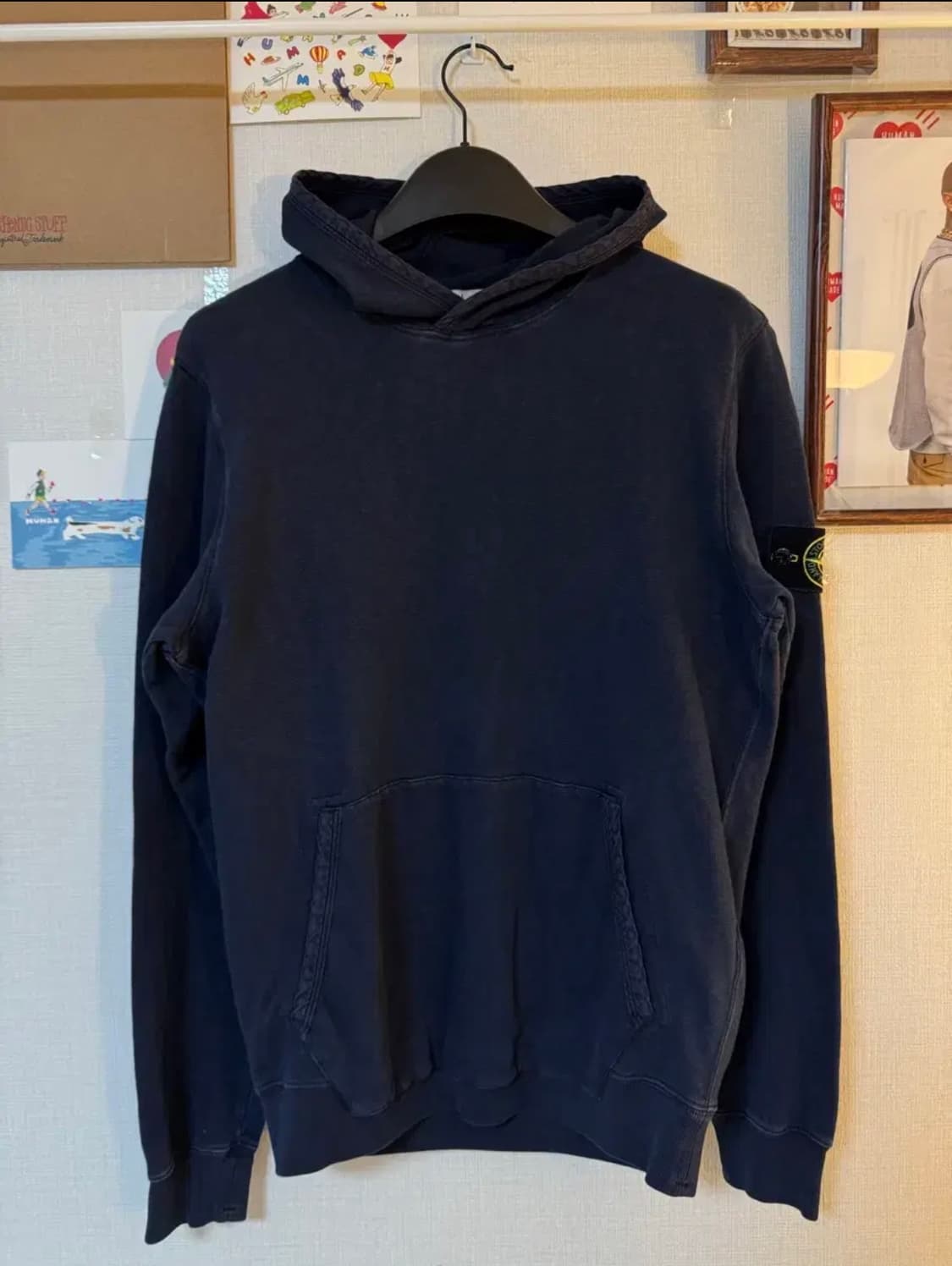 스톤아일랜드 네이비 후드티 M 상품이미지1
