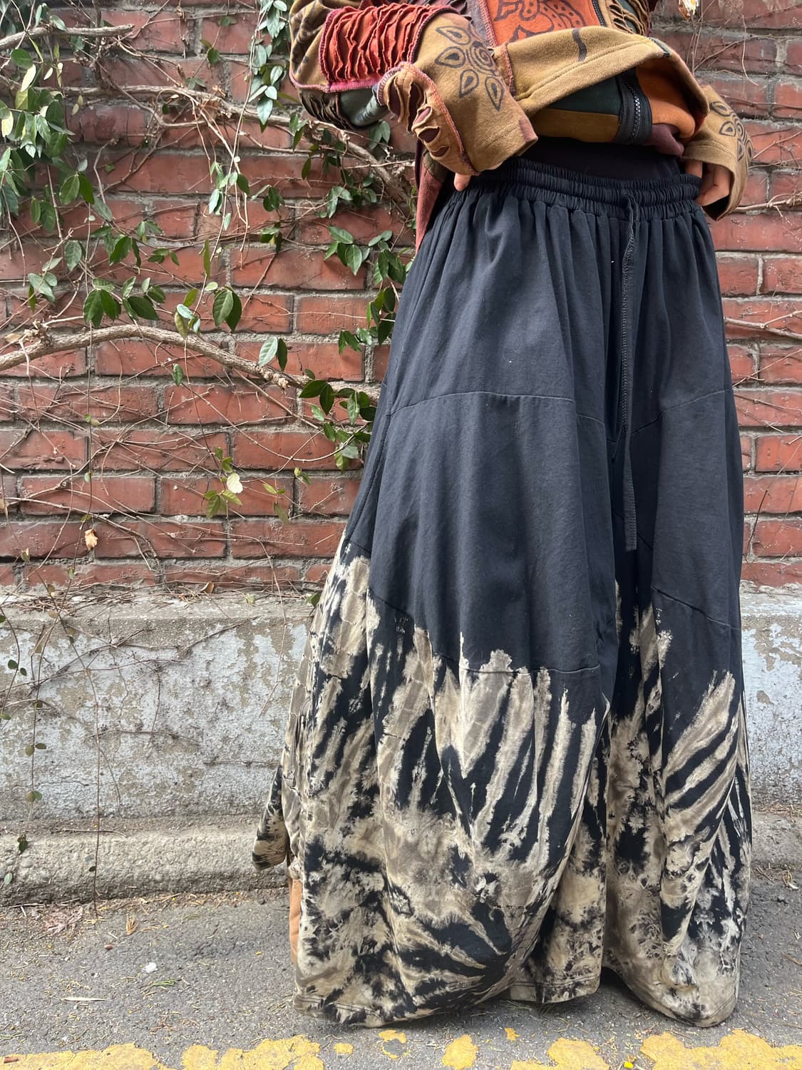 블랙 타이다이 히피 벌룬 팬츠 상품이미지3