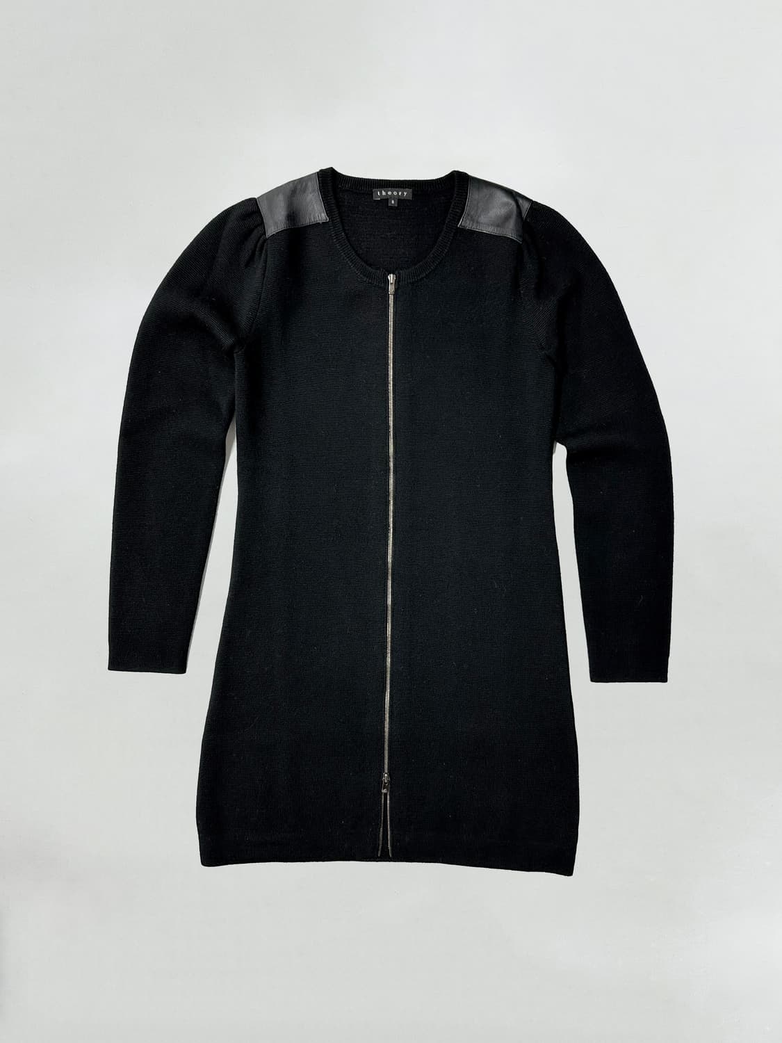 띠어리 양가죽 니트 원피스 자켓 상품이미지1