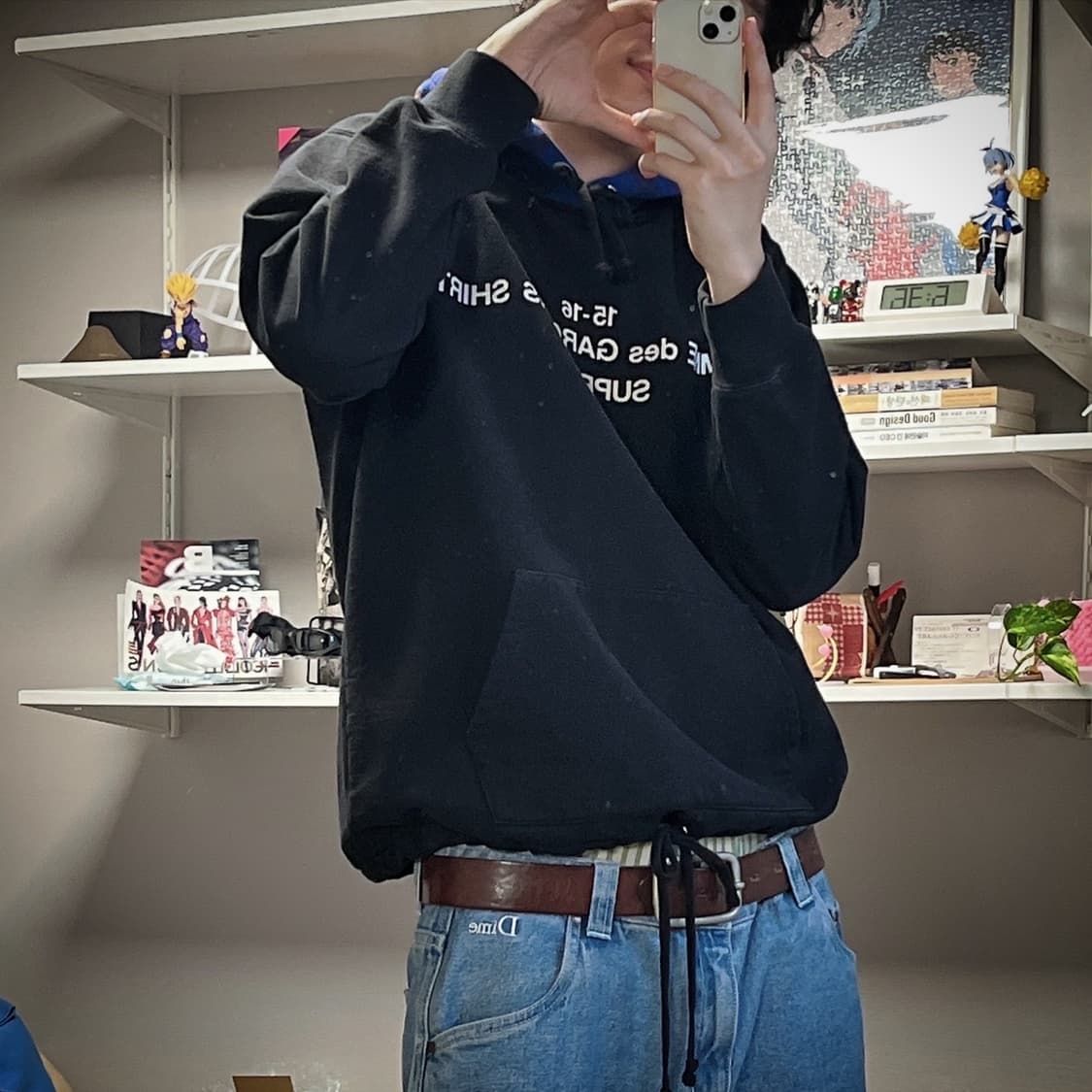 15FW 슈프림 꼼데가르송 스웻 후드 상품이미지6