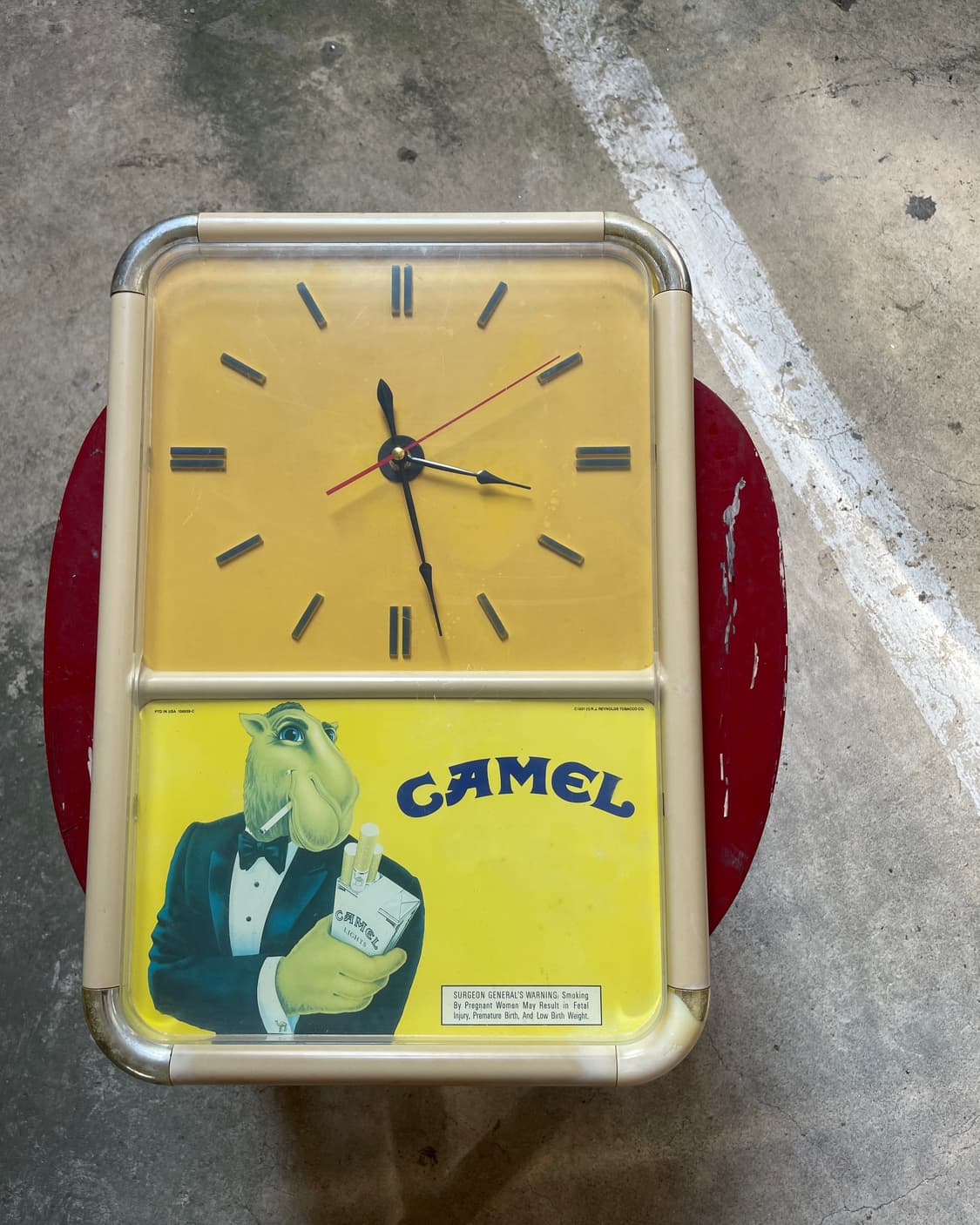 90s Camel Cigarette Promo WallClock(1991 상품이미지1