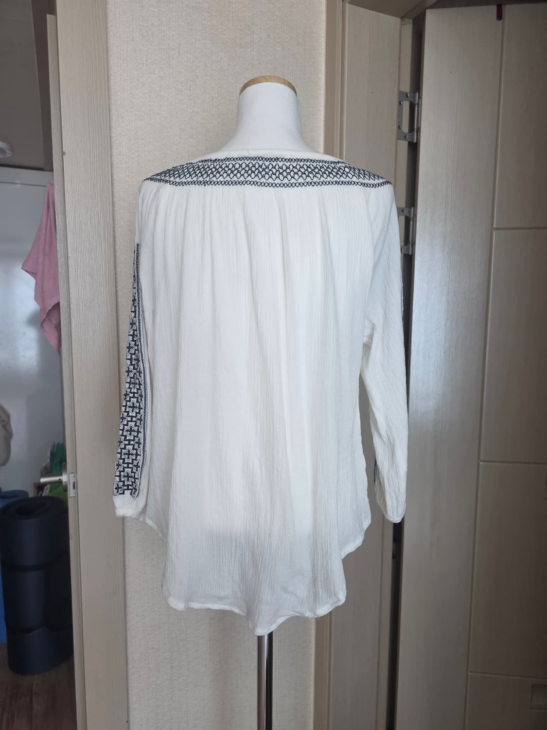 플라스틱아일랜드 에스닉 블라우스 2종 상품이미지4