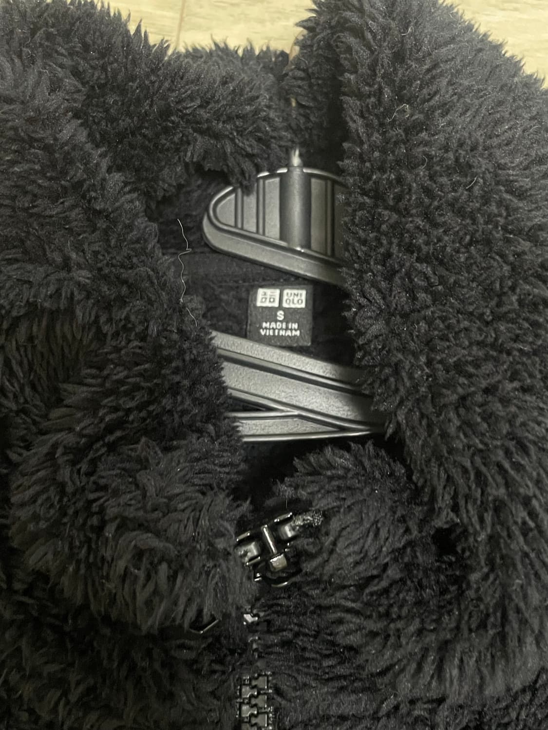 유니클로 검은색 후리스 상품이미지2