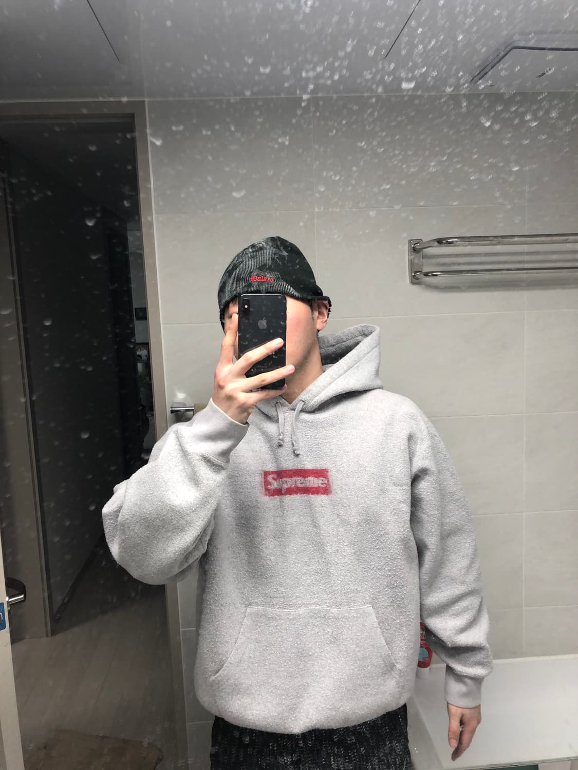 슈프림 인사이드아웃 박스로고 후드티 상품이미지2