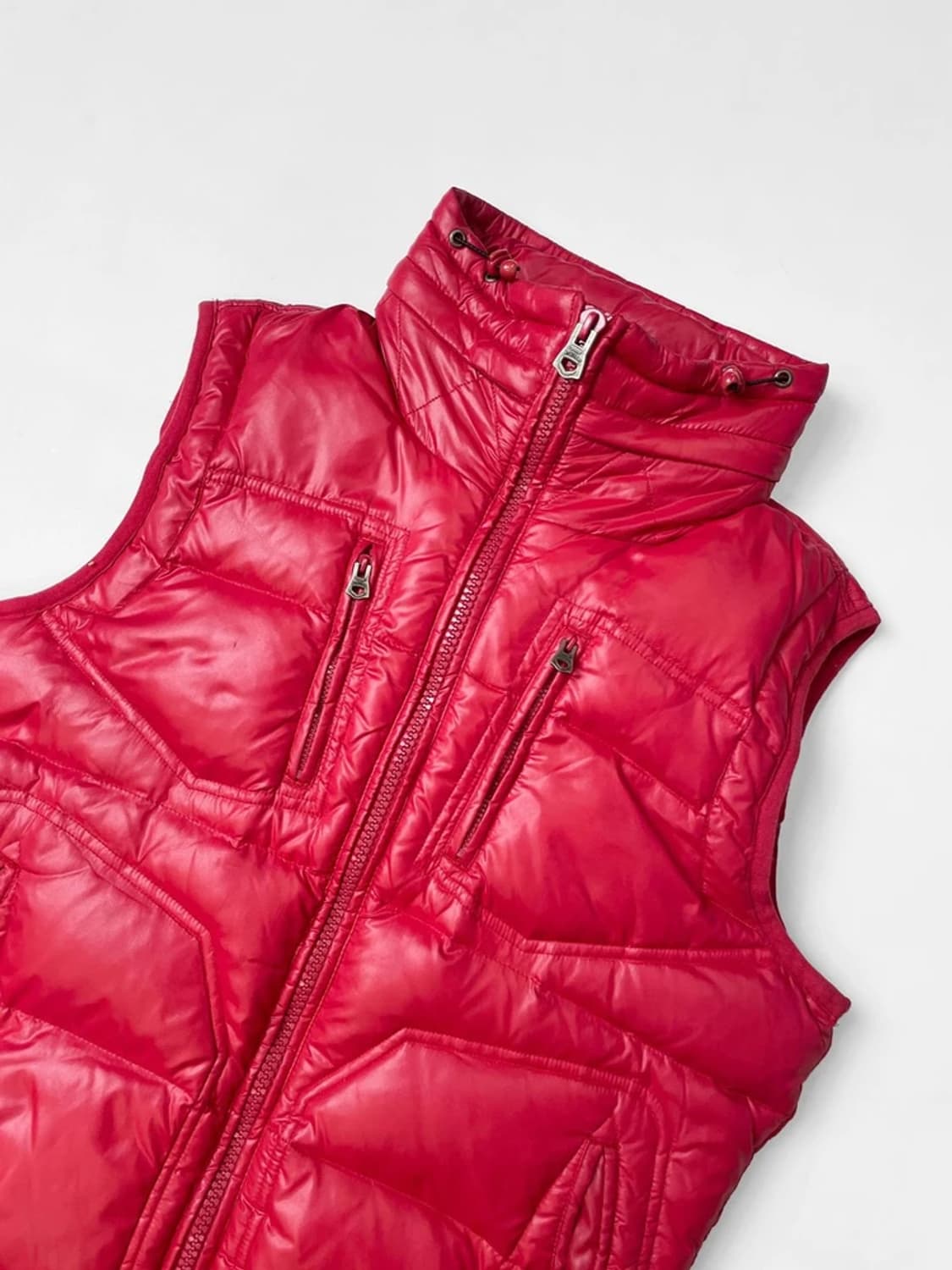 디젤 DIESEL 00s 지퍼 덕다운 패딩 조끼 A1397 상품이미지2