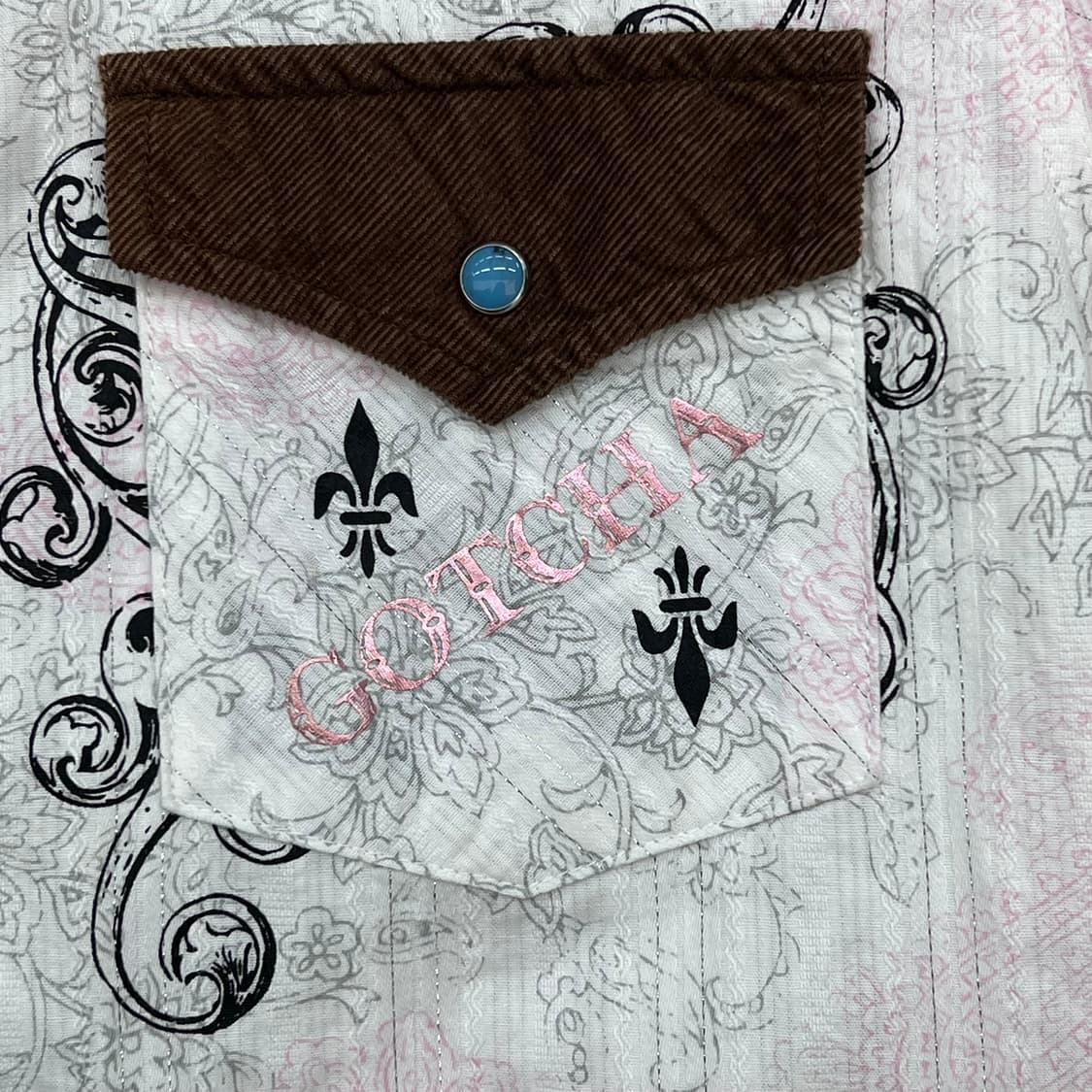 갓챠 코듀로이 칼라 웨스턴셔츠 r2318 상품이미지5